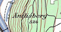 Äntlisberg Landeskarte 1955.jpg