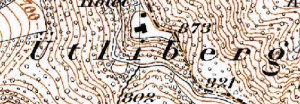 Ütliberg Siegfriedkarte 1880.jpg